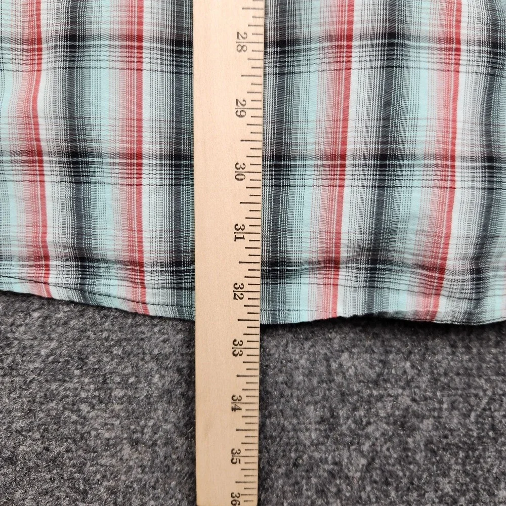 Cinch‎ Modern Fit Shirt Mens 2XL Plaid Western Pearl Snap Long Sleeve Cowboy